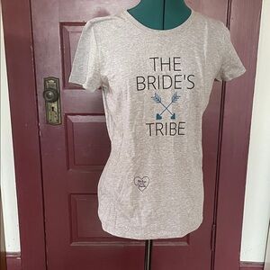 Fruit of the Loom Light Gray 'The Bride's Tribe' Tee
